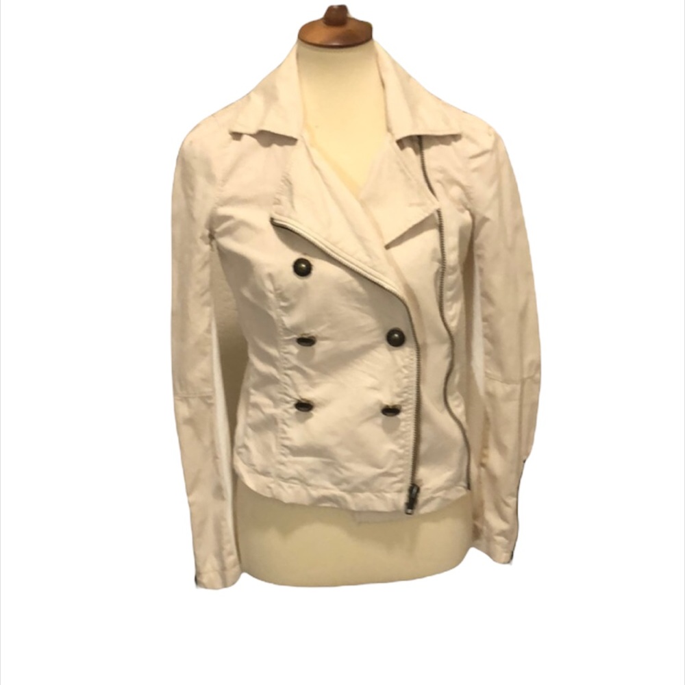 Free People Double Breasted Cotton Jacket